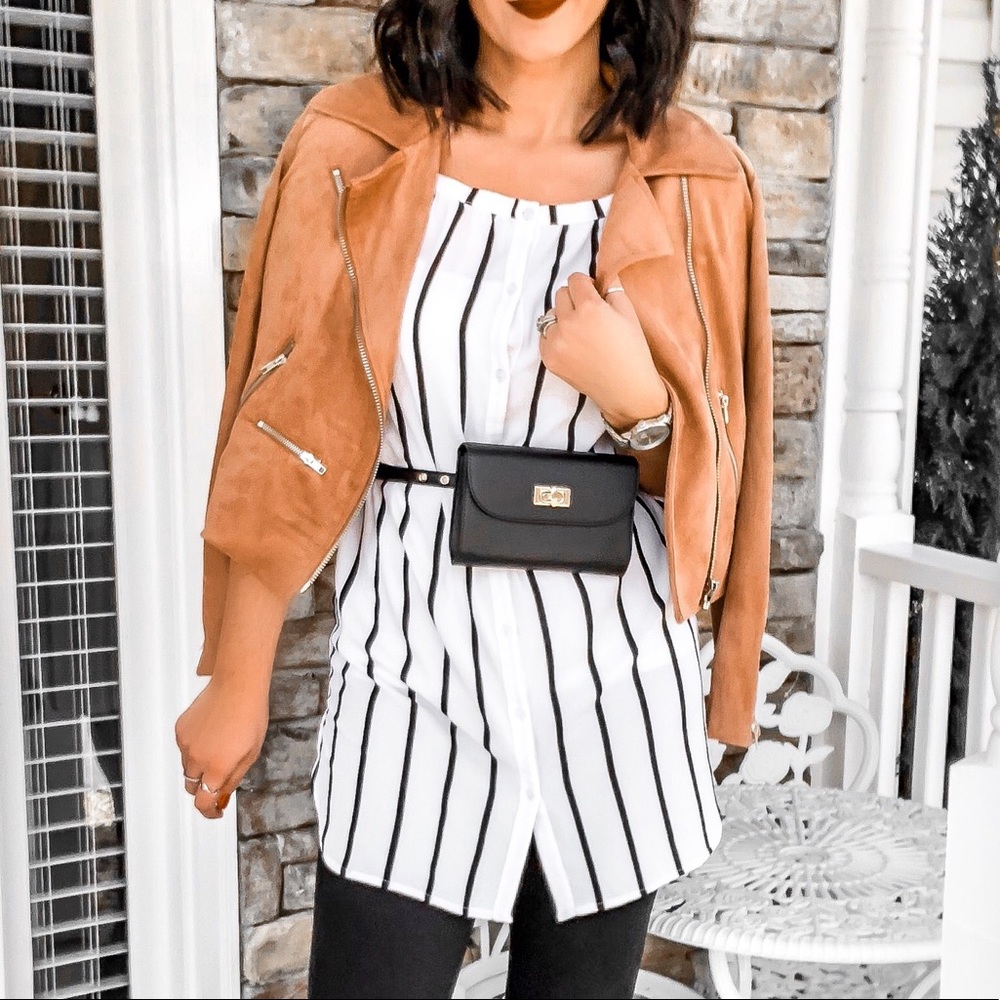 Pretty Striped Off the Shoulder Top/dress